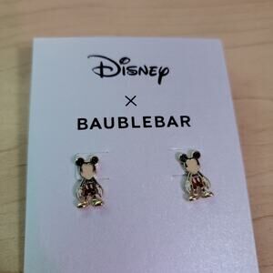 Baublebar Mickey Mouse Stud Micro Stud Earrings Brand NEW